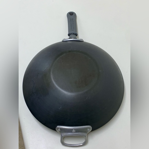 Vtg Maganalite Professional Silicone Rubber Handled 14” Non Stick Stir Fry Wok - Picture 8 of 12